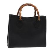 Pre-owned Leather gucci-bags Gucci Vintage , Black , Dames