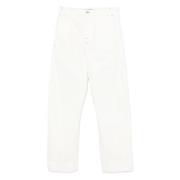 Witte Katoenen Tapered Jeans Jacquemus , White , Heren