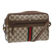 Pre-owned Leather gucci-bags Gucci Vintage , Brown , Dames