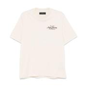 Witte katoenen T-shirts en polo's Amiri , White , Heren