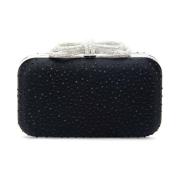 Stijlvolle Zwarte Clutch Tas Mach & Mach , Black , Dames