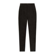 Casual Slim Fit Broek Dolce & Gabbana , Black , Heren