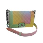 Pre-owned Leather chanel-bags Chanel Vintage , Multicolor , Dames