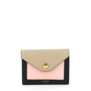 Pre-owned Leather wallets Celine Vintage , Pink , Dames