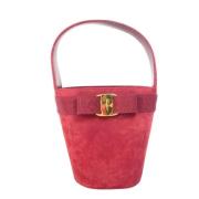 Pre-owned Leather handbags Salvatore Ferragamo Pre-owned , Red , Dames