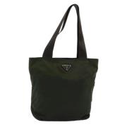 Pre-owned Nylon totes Prada Vintage , Green , Dames