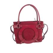 Pre-owned Leather handbags Salvatore Ferragamo Pre-owned , Red , Dames