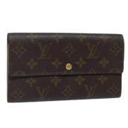 Pre-owned Canvas wallets Louis Vuitton Vintage , Brown , Dames