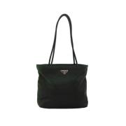 Pre-owned Nylon prada-bags Prada Vintage , Green , Dames