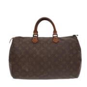 Pre-owned Canvas handbags Louis Vuitton Vintage , Brown , Dames