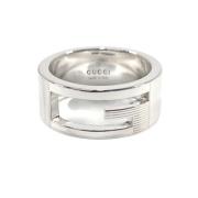 Pre-owned Silver rings Gucci Vintage , Gray , Dames