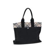 Pre-owned Cotton handbags Burberry Vintage , Black , Dames