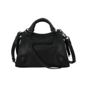 Pre-owned Leather balenciaga-bags Balenciaga Vintage , Black , Dames