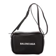 Pre-owned Leather shoulder-bags Balenciaga Vintage , Black , Dames