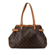 Pre-owned Canvas shoulder-bags Louis Vuitton Vintage , Brown , Dames