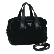 Pre-owned Canvas prada-bags Prada Vintage , Black , Dames