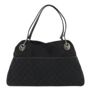 Pre-owned Canvas totes Gucci Vintage , Black , Dames