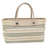 Pre-owned Canvas handbags Burberry Vintage , Beige , Dames