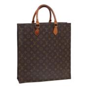 Pre-owned Canvas handbags Louis Vuitton Vintage , Brown , Dames