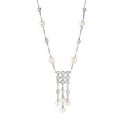 Pre-owned White Gold necklaces Bvlgari Vintage , White , Dames