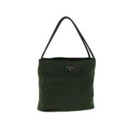 Pre-owned Nylon prada-bags Prada Vintage , Green , Dames