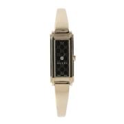 Pre-owned Metal watches Gucci Vintage , Gray , Dames