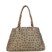 Pre-owned Canvas shoulder-bags Salvatore Ferragamo Pre-owned , Brown ,...