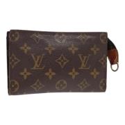 Pre-owned Canvas pouches Louis Vuitton Vintage , Brown , Dames