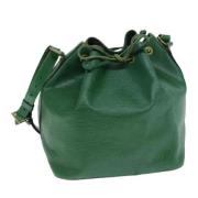 Pre-owned Leather louis-vuitton-bags Louis Vuitton Vintage , Green , D...