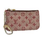 Pre-owned Canvas wallets Louis Vuitton Vintage , Red , Dames