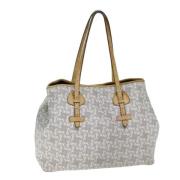 Pre-owned Leather totes Celine Vintage , White , Dames