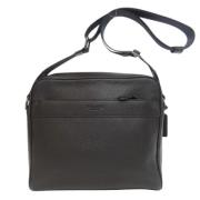 Pre-owned Leather shoulder-bags Coach Pre-owned , Black , Dames