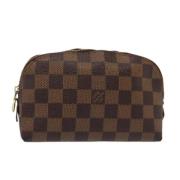 Pre-owned Canvas pouches Louis Vuitton Vintage , Brown , Dames