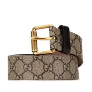 Pre-owned Fabric belts Gucci Vintage , Beige , Dames