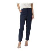 Blauwe Klassieke Chino Broek voor Vrouwen Guess , Blue , Dames