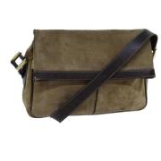 Pre-owned Suede shoulder-bags Loewe Pre-owned , Beige , Dames