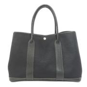 Pre-owned Canvas handbags Hermès Vintage , Black , Dames