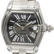 Pre-owned Metal watches Cartier Vintage , Black , Heren