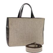 Pre-owned Canvas prada-bags Prada Vintage , Beige , Dames