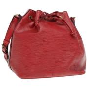 Pre-owned Leather louis-vuitton-bags Louis Vuitton Vintage , Red , Dam...