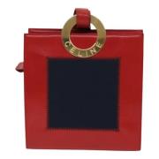 Pre-owned Leather shoulder-bags Celine Vintage , Red , Dames