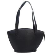 Pre-owned Leather louis-vuitton-bags Louis Vuitton Vintage , Black , D...