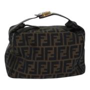 Pre-owned Canvas fendi-bags Fendi Vintage , Brown , Dames