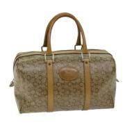 Pre-owned Canvas handbags Celine Vintage , Beige , Dames