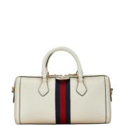 Pre-owned Canvas gucci-bags Gucci Vintage , White , Dames