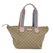 Pre-owned Canvas gucci-bags Gucci Vintage , Brown , Dames