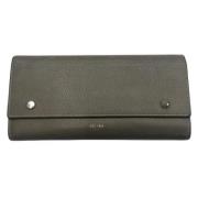 Pre-owned Leather wallets Celine Vintage , Black , Dames