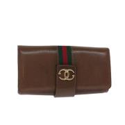 Pre-owned Leather gucci-bags Gucci Vintage , Brown , Dames