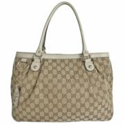 Pre-owned Leather gucci-bags Gucci Vintage , Beige , Dames