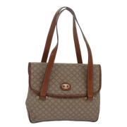 Pre-owned Leather celine-bags Celine Vintage , Beige , Dames